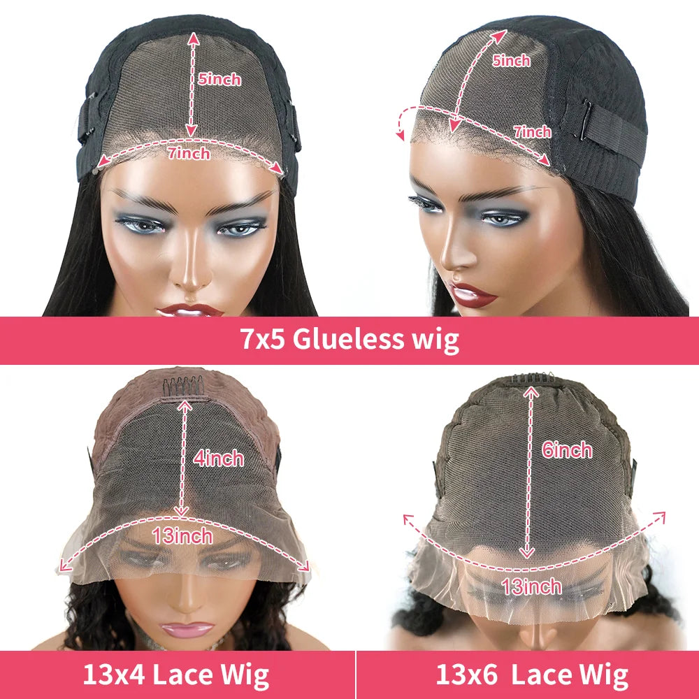 Bone Straight Wig – 13x6 HD Lace, 250% Density