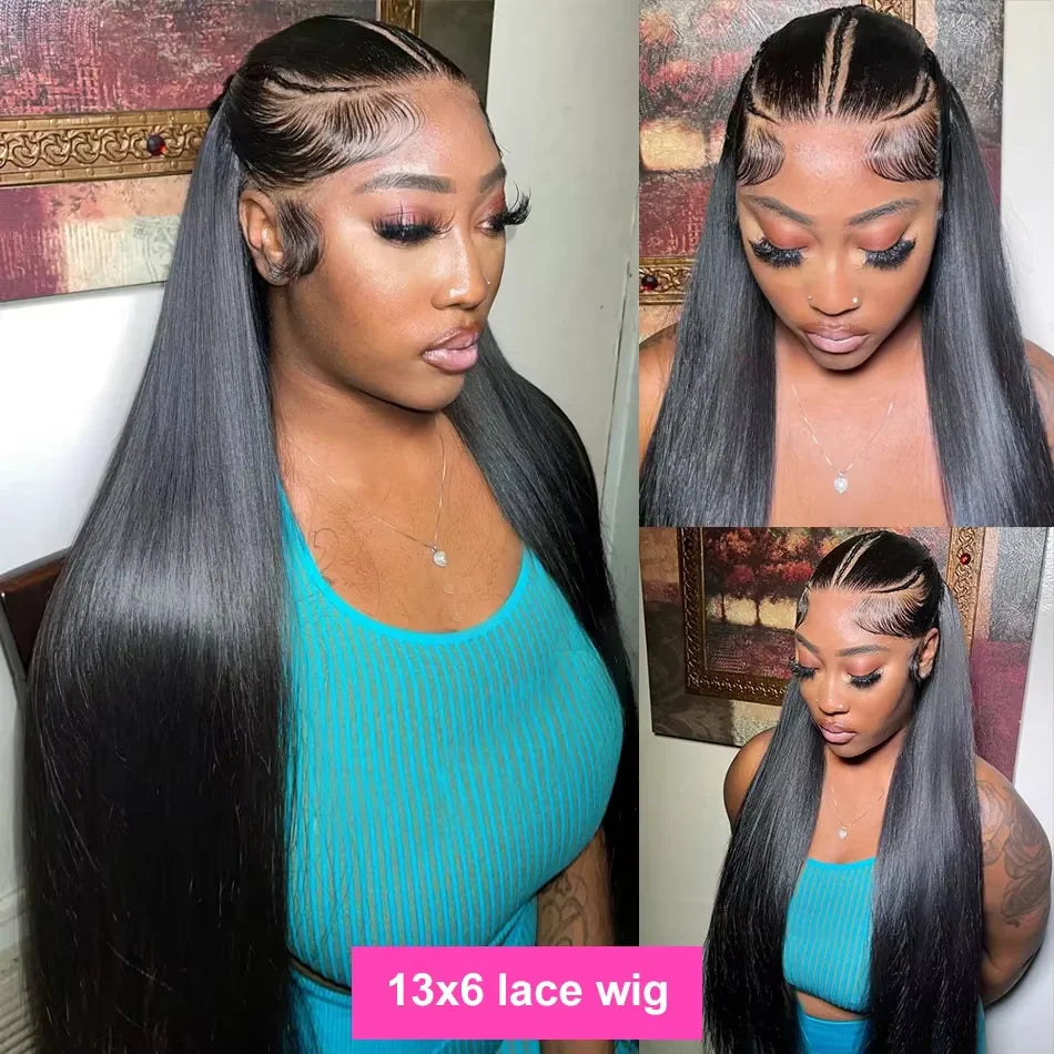 Bone Straight Wig – 13x6 HD Lace, 250% Density