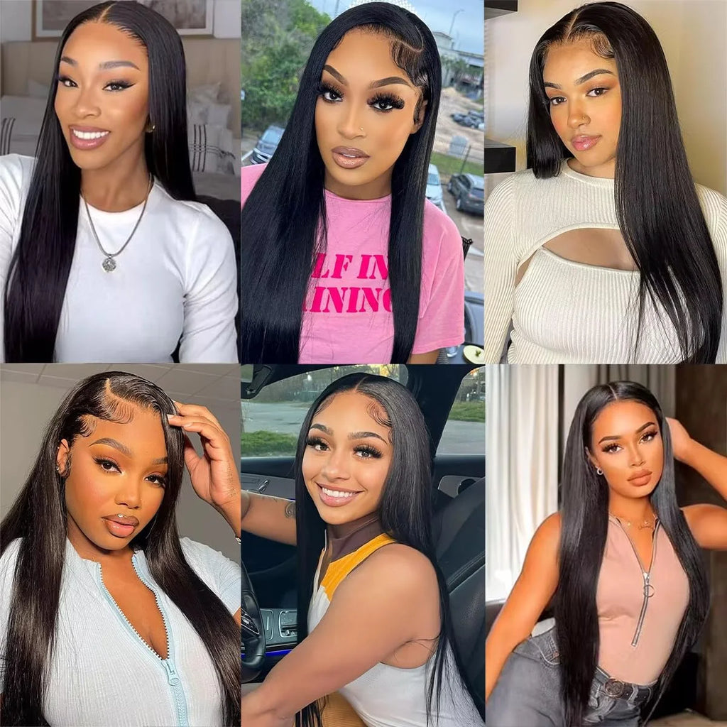 Bone Straight Wig – 13x6 HD Lace, 250% Density